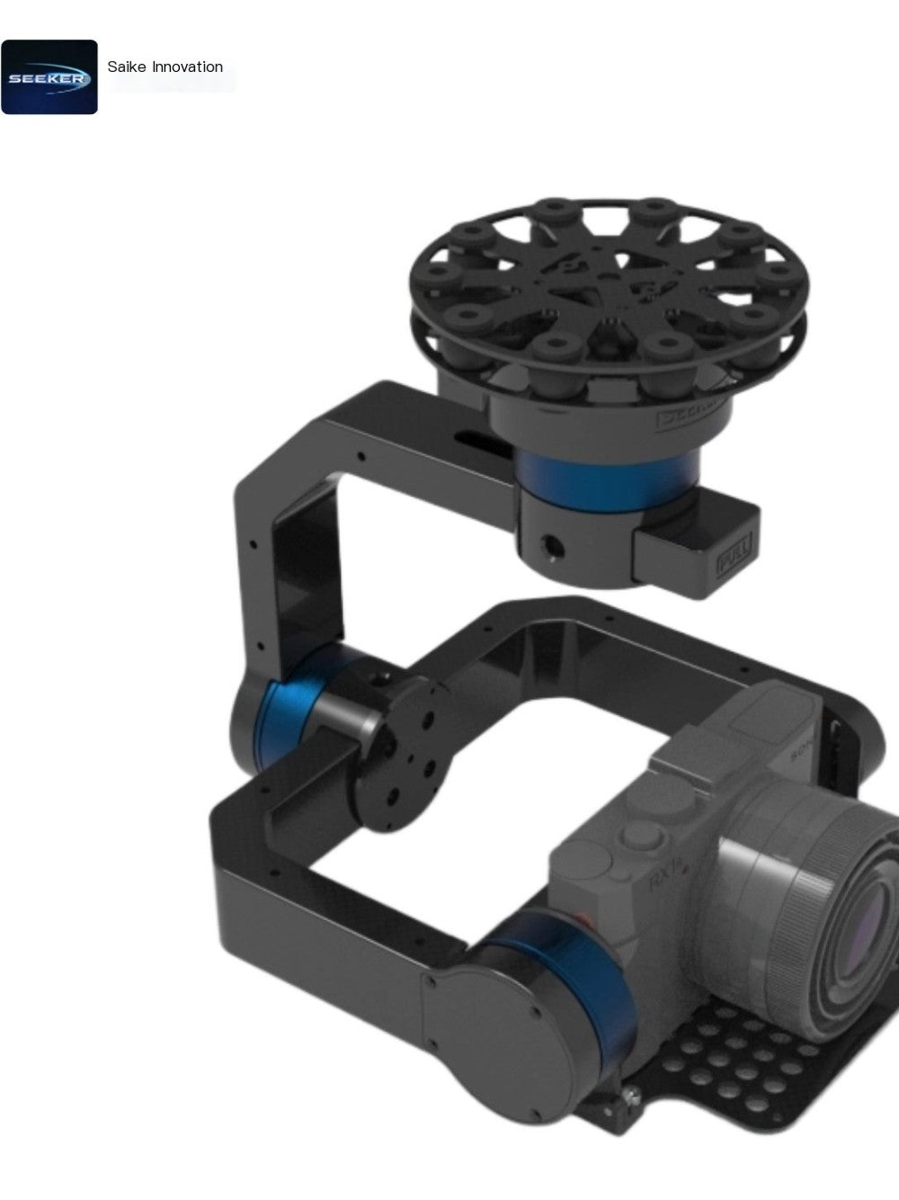 SEEKER/1.5KG载重无人机航拍增稳云台稳定器适配大疆M400包调试